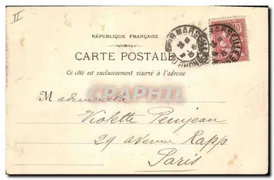 Marseille - 49 - Na Ponte — Fototipia E. Lannur, 10, rue Thibouret — Verso