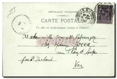 Marseille - 70 - Na Ponta - E. L. Fot — Verso