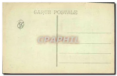 Marseille - Correo saliente del puerto — vista del faro y del vapor — Reverso