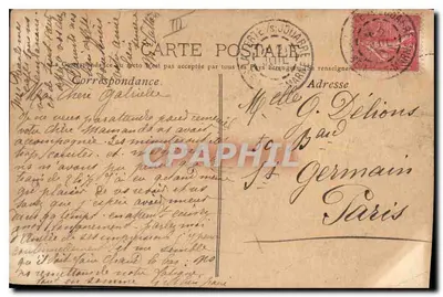 Marselha. 1.- O Velho Portos e Nossa Senhora da Guarda — Loja Geral - Marselha — Verso