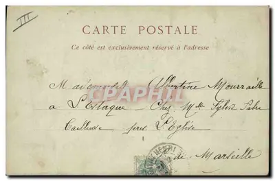 Marseille — De Fort Saint-Jean en het Oude Haven — Collecties ND Phot. n°98 — Achterkant