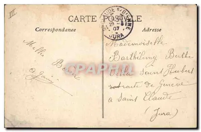 Marsiglia. 1.- Il Vieux-Port e Notre Dame de la Garde — Auguste Jamin — Verso
