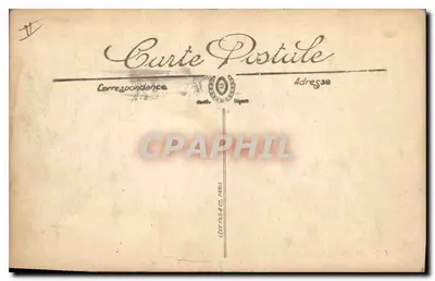 Marseille — Le Phare de la Désirade — Départ d’un Courrier de Chine — LL — Verso