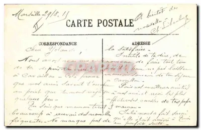 Marseille — Voor de lantaarn van Sint-Maria — Sélectia, n°83 — Achterkant
