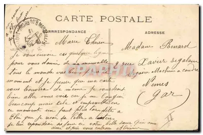 Marseille - O Farol de Santa Maria — editor não identificado, número de série não visível — Verso