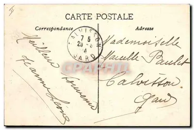 Marsella — Faro de Santa María — editor Despiau, n°34 — Reverso