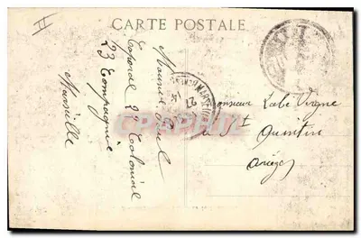 Marseille — Phare de la Désirade — Éditeur non identifié, n° de série non visible — Verso