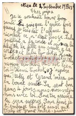 Marselha — Farol da Désirade — editor não identificado — Verso