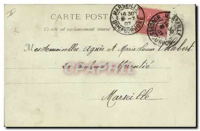 El Faro de Santa María — Marsella — L.P. 16 — Reverso