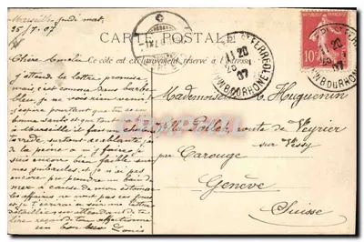 Marseille — Fort St-Jean i Molo Ste-Marie — G M 17 — Rewers
