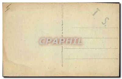 Marselha — Farol de Planier — Chanoype Tilly, 12 rue Forest, Marselha — Verso
