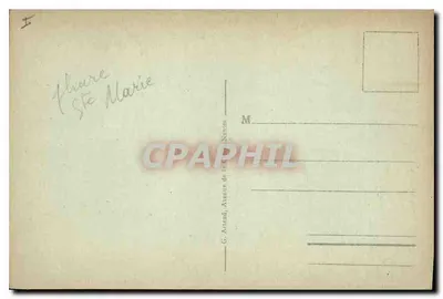 Marsella — Entrada al Puerto bajo la luna — G. Arraud, Nantes, n°151 — Reverso
