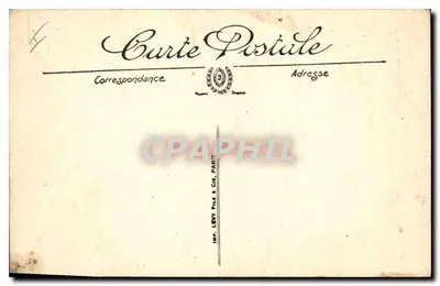 Marsella — Puesta de sol en la entrada del puerto — Curte Postule — Reverso