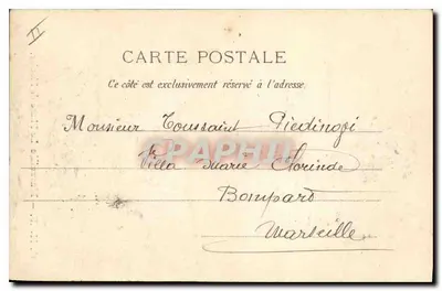 Marsella — Faro de Planier — G. M. 18 — Reverso