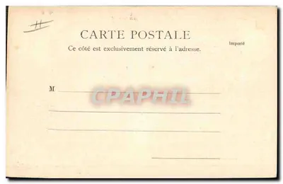 Marselha — Quai du Port — editor desconhecido, n° 11041 — Verso