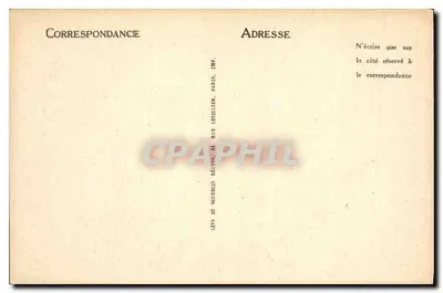Pont-Aven — Casa no Estilo Bretão — LL. — Verso