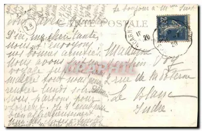 PONT-AVEN — A ponte rústica sobre o Aven — Artaud e Nozais, Nantes — Verso