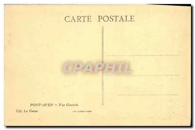 Puente-Aven — Vista General — Coll. Le Garrec — Reverso