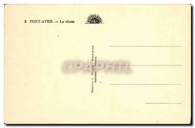 Pont-Aven — Le châos — Édition L. Funic Pont-Aven — Verso