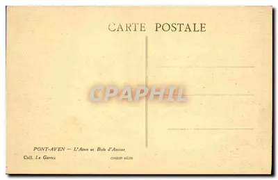 Pont-Aven — L'Aven w Bobs d'Amour — Zbiór Le Garrec — Rewers