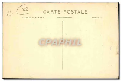 PONT-AVEN — Paseo del Bois d'Amour — Estudio de árboles — Coll. Villard Quimper, n°224 — Reverso