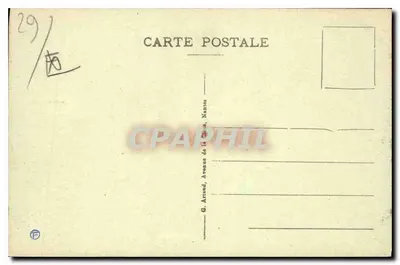Pont-Aven - O Caos — editor G. Arrand, Nantes, n°62 — Verso