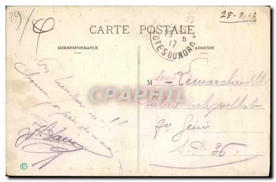 L'Aven no Bosque de Amor (Pont-Aven) — Paisagens da Bretanha (Coleção P. Hamonic) — Verso