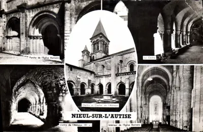 Nieul-sur-l'Autise — Abadia romana — Edições Caby