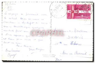 Nieul-sur-l'Autise — Abadia romana — Edições Caby — Verso