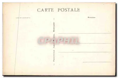 Maillezais (Vendée) — Facha da Igreja — Fototipo Jerly-Puchin, Mortagne — Verso