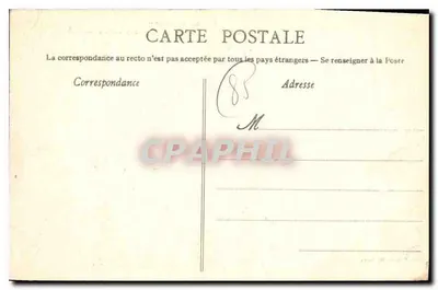 Tiffauges (Vendée) - Ruïnes van het Kasteel en dal van de Sèvre — uitgever: L. Poupin, Mérignac — Achterkant
