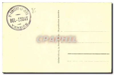 Ste-HERMINE (Vendée) - Pomnik Pana G. Clémencbau — Rewers