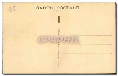 Beauvoir-sur-Mer (Vendée) — Portail de l'église — Editor Phroutotype (Mortagne) — Verso