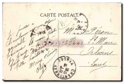 As margens do Grande Lay — Touchegray perto de Chantonnay (Vendée) — O Calvário e a Gruta do Pelerinato — Verso