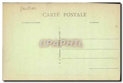 Morze widziane z wnętrza jaskini — z Croix-de-Vie do Sion (Vendée) — Rewers