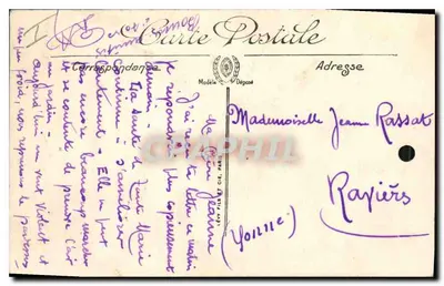 Hyères — Avenida dos Palmeiros — LL. — Verso