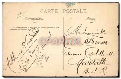 Hyères — Ogród Botaniczny. Gigantyczne palmy — La Côte d'Azur, n°72 — Rewers