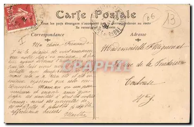 Cimiez — Ruiny rzymskie — ND-Phot, n° 177 — Rewers