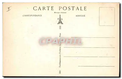 As Gorges do Cians — Estrada de Beuil — F. L. n° 639 — Verso