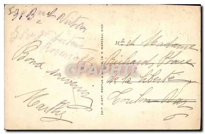 Cap-d'Ail (A.M.) — Ogólny widok — General Wiew RM — Rewers