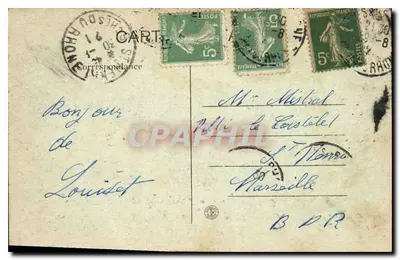 La Farandole — In der Provence — Coll. L. A. n°29 — Rückseite
