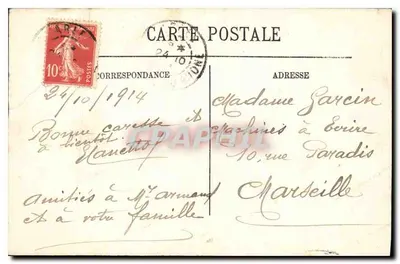 En Provence — La Farandole, par Valère Bernard — Selecta — Verso