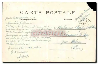 Entrada das tropas alemãs em Amiens — Guerra de 1914 — Editor não identificado, n° 57 — Verso