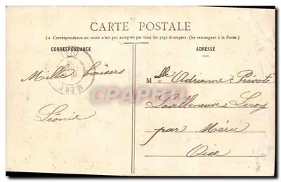 Nancy — Ogólny widok z ulicy St-Epvre — wydawca nieznany, nr serii 10 — Rewers
