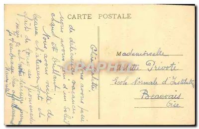 Zamek Biskupa (Dordogne) — Zamek — Wydawca Périguen, nr 12 — Rewers