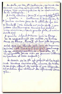 Moulins — Witraż katedry — LL. 135 — Rewers
