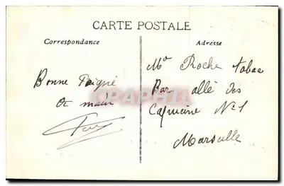 A Farandole — Provence — Coll. L.A. n°29 — Verso