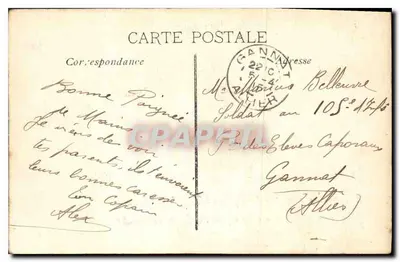 La Farandole — Danse en forêt — F. Affistiat, n°63, MARSEILLE — Verso