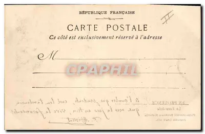 La Farandole — Em Provéncia — Photo ateliers Baudouin, Angustin Louis édit. — Verso