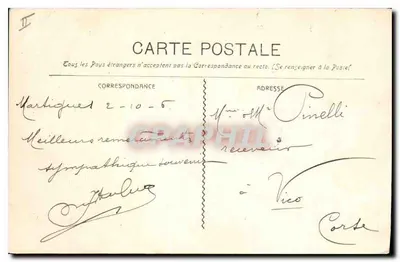 Martigues — Efeito de Noite no Lago de Caronte — G. de Poot, Marselha, n°243 — Verso